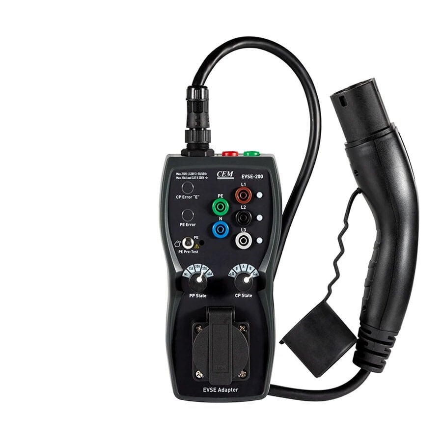 Cem EVSE-200 Elektrikli Araç Şarj İstasyonu Test Cihazı